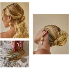 Invisibobble Clipstar Capri Riviera Glam Mola Cabelo Concha