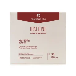 Iraltone Hair Efflu Booster 30 Frascos | Suplemento Queda de Cabelo Sazonal e Crescimento
