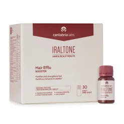 Iraltone Hair Efflu Booster 30 Frascos | Suplemento Queda de Cabelo Sazonal e Crescimento
