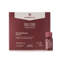 Iraltone Hair Resilience Booster 30 Frascos | Suplemento para Cabelo Forte, Denso e Resiliente