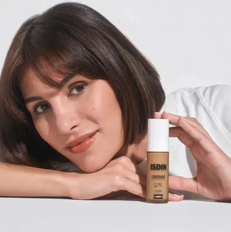 ISDIN Coverage SPF50+ 3.0 Sand 30g | Base de Maquilhagem com Proteção Solar