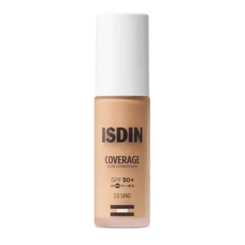 ISDIN Coverage SPF50+ 3.0 Sand 30g | Base de Maquilhagem com Proteção Solar