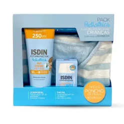Isdin Fotoprotector Pediatrics Gel Creme + Fusion Water + Poncho