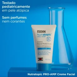 ISDIN Pack Nutratopic Pro-AMP Creme Facial 50ml 2un | 2ª unidade 50% - Pele Atópica Rosto