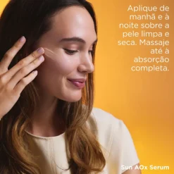 ISDIN Sun AOx Serum 30ml | Sérum Facial Antioxidante Pré e Pós Sol, Anti-Envelhecimento, Hidratação e Reparação