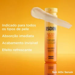 ISDIN Sun AOx Serum 30ml | Sérum Facial Antioxidante Pré e Pós Sol, Anti-Envelhecimento, Hidratação e Reparação