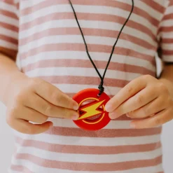 Jellystone Colar Mordedor Strike Energy | Silicone Alimentar | Gestão Emocional para Crianças +3A
