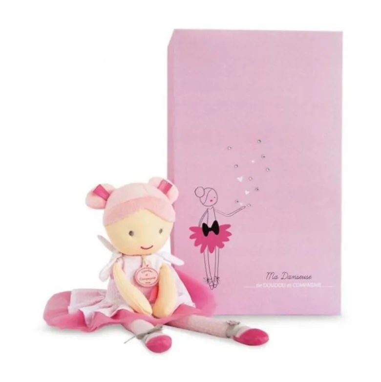 Jolijou Boneca Dançarina Ma Danseuse | Lily-Rose 36 cm | Vestido Rosa com Tutu de Tule