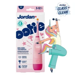 Jordan Kids Escova Elétrica Infantil Ootie Rosa 3-12 Anos | 3 Modos