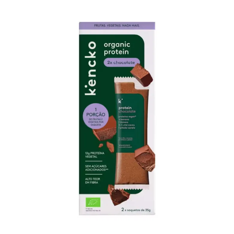 Kencko Smoothie Proteína Vegan Chocolate 2x35g | 11g Proteína