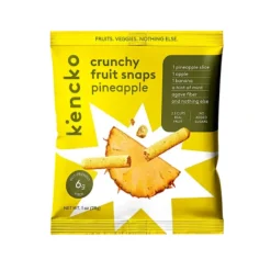 Kencko Snaps Fruta BIO Ananás 10g | Snack Crocante de Fruta