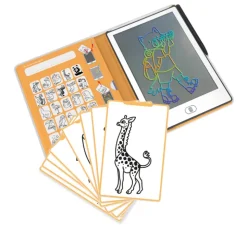 Kidywolf KIDYDRAW-MINI Tablet Desenho Animais LCD | 30 Ilust. +4A