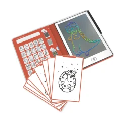Kidywolf KIDYDRAW-MINI Tablet Desenho Dinossauros LCD | 30 Ilust. +4A