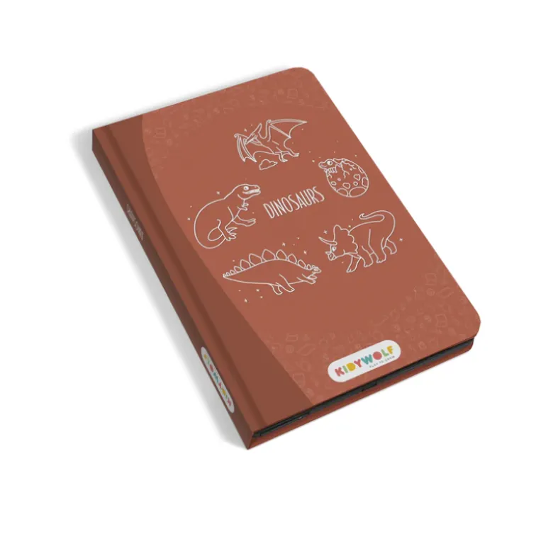 Kidywolf KIDYDRAW-MINI Tablet Desenho Dinossauros LCD | 30 Ilust. +4A