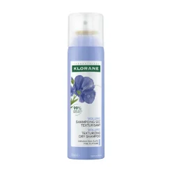 Klorane Champô Seco Texturizante com Linho 150ml | Volume para Cabelo Fino | 99% Natural