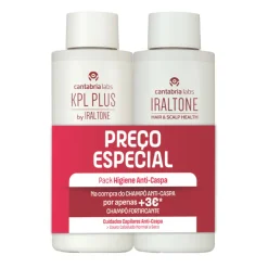 KPL Plus Champô Anti-Caspa + Iraltone Champô Fortificante