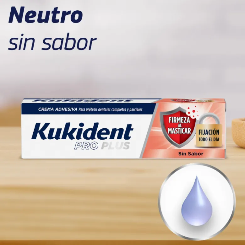 Kukident Firmeza ao Mastigar Creme Adesivo sem Sabor 57g | Sabor neutro
