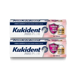 Kukident Pro Plus Creme Adesivo sem Sabor 2x40g
