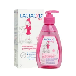 Lactacyd Girl 200ml | Gel Íntimo para Meninas +3Anos | Suave com Pêssego e Aloé Vera