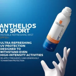 La Roche-Posay Anthelios UV Sport Bruma SPF50+ 200ml | Resistente à Água, Areia e Suor
