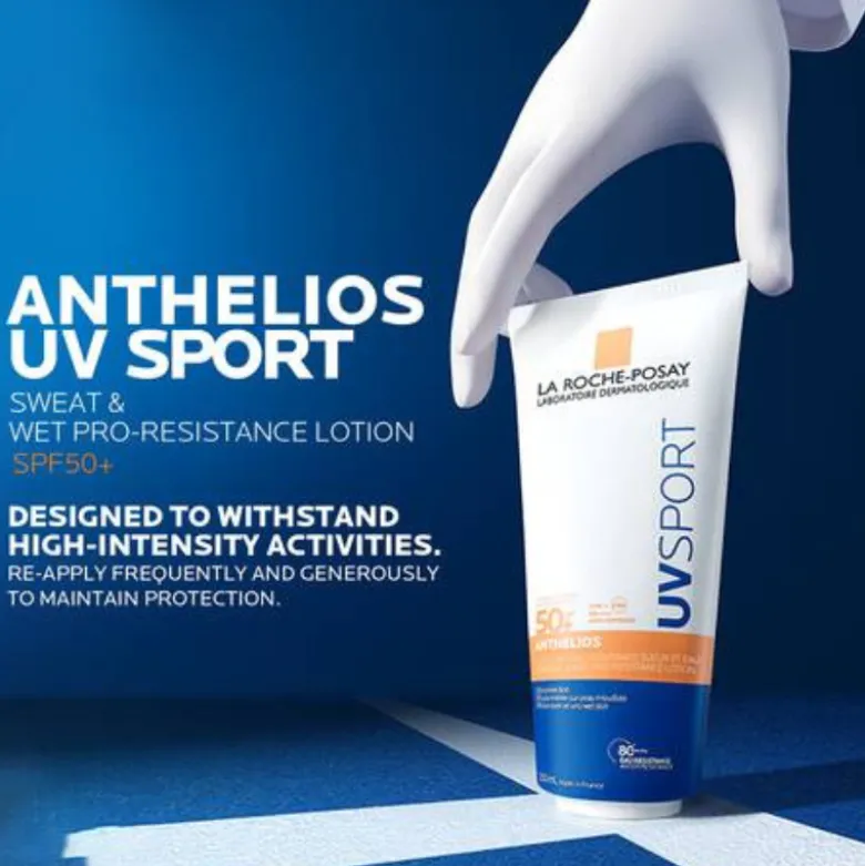 La Roche-Posay Anthelios UVSport Loção SPF50+ 200ml | Aplicável em pele molhada ou suada