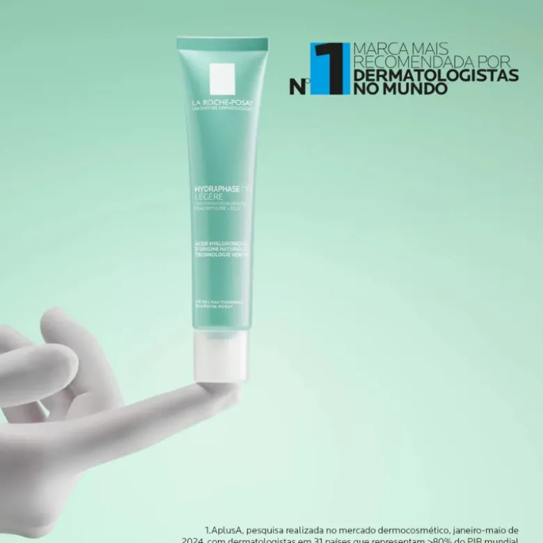 La Roche Posay Hydraphase HA Ligeiro Creme Hidratante 40ml | 72h de Hidratação | Pele Normal a Seca