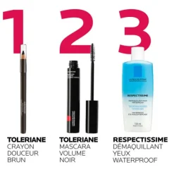 La Roche-Posay Toleriane Lápis de Sobrancelhas Castanho Escuro | Alta Tolerância