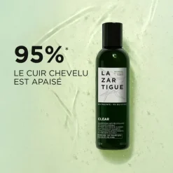 Lazartigue Clear Champô Caspa Oleosa 250ml | Anticaspa Purificante Couro Cabeludo Oleoso