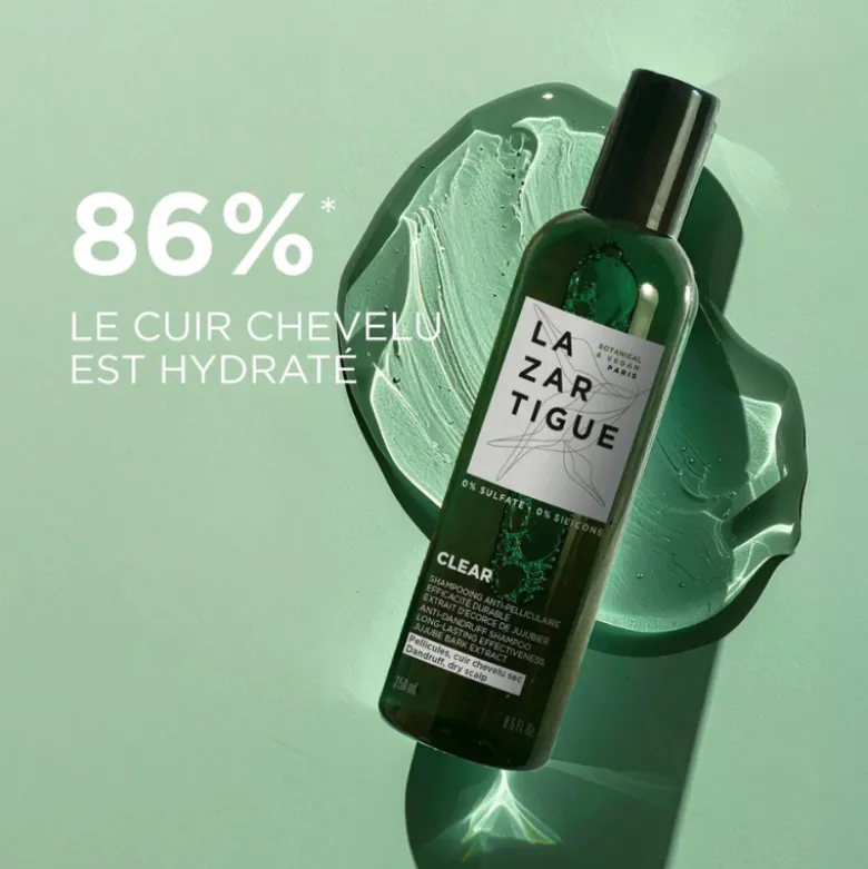 Lazartigue Clear Champô Caspa Seca 250ml | Anticaspa Couro Cabeludo Seco