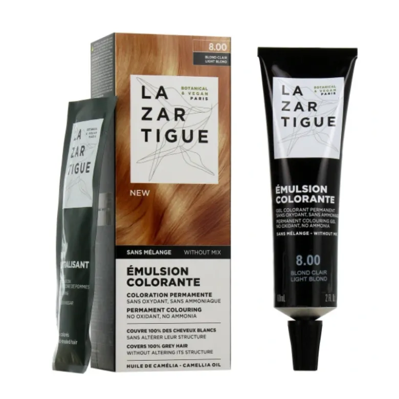 Lazartigue Emulsão Color 8.00 Louro Claro 60ml