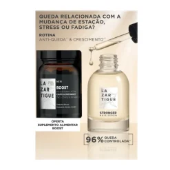 Lazartigue Pack Stronger Sérum 50ml + Boost Cápsulas 30un | Queda Reacional