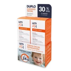 LETIAT4 Facial Emulsão Pele Atópica 2x50ml | Pack Promocional 30% na 2ª Unidade