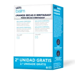 LETIbalm Bálsamo Corporal Pack 2x75ml Oferta 2.ªUnidade | Alívio para Pele Seca e Irritada