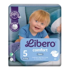 Libero Comfort 5 Fralda 11-17kg | 22 Fraldas - Proteção até 12 Horas