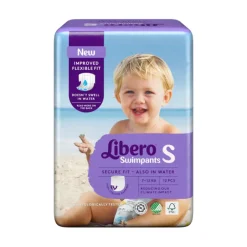 Libero Swimpants Fralda Piscina S 7-12kg x12 | Não Incha na Água