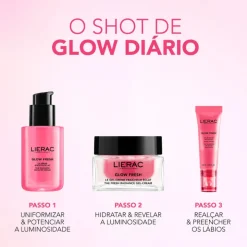 Lierac Glow Fresh Gloss Labial Volumizador 10ml | Hidrata, Preenche e Sublima | 98% Natural
