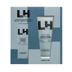 Lierac Homme Coffret Dia do Pai | Gel Hidratante Energizante 50ml + Gel Duche 200ml