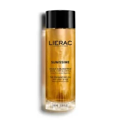 Lierac Sunissime Óleo Iluminador 100ml | Rosto, Corpo e Cabelo | Acabamento Dourado