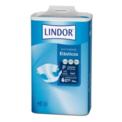 Lindor Elásticos Super Pequeno Fraldas (7 Gotas) 40 Unidades
