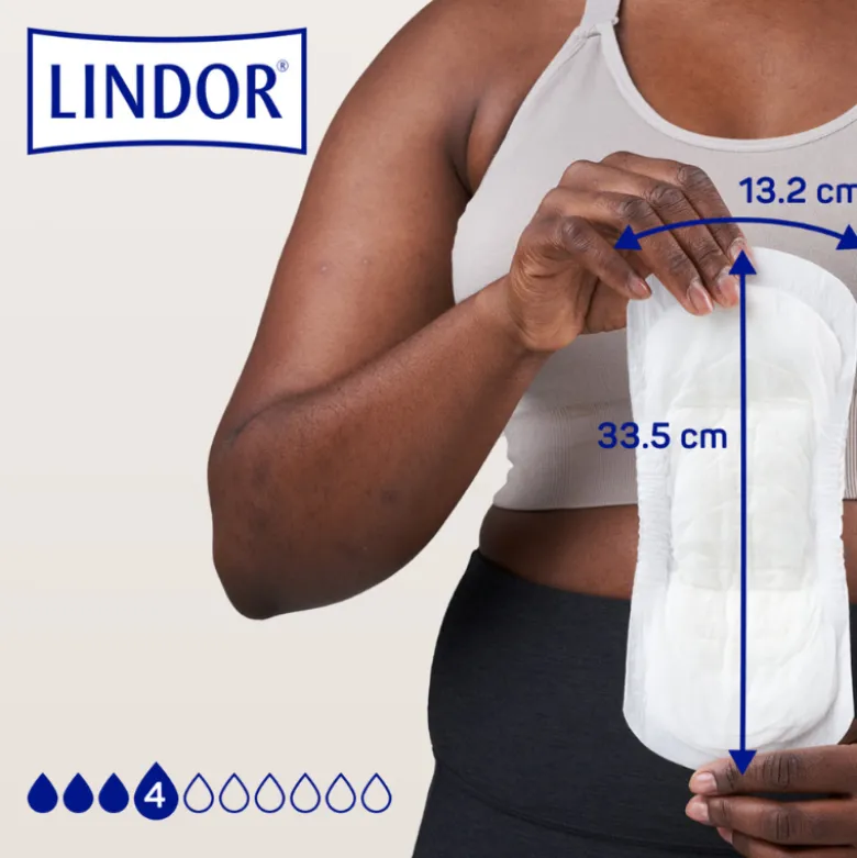 Lindor Lady Pad Extra Pensos (4 Gotas) 14 Unidades