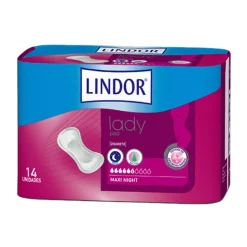 Lindor Lady Pad Maxi Night Pensos (6 Gotas) 14 Unidades