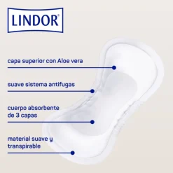 Lindor Lady Pad Maxi Pensos (5 Gotas) 14 Unidades