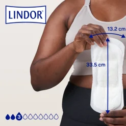Lindor Lady Pad Normal Pensos (3 Gotas) 14 Unidades