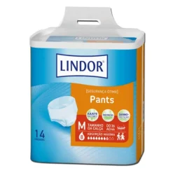 Lindor Pants Maxi Médio Cuecas M (8 Gotas) 14 Unidades