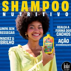 Lola Bossa Champô 500ml | Limpeza Suave para Cachos | Desembaraça e Prepara a Definição