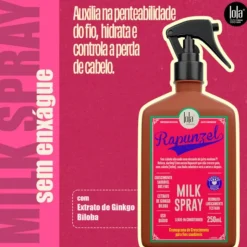 LOLA Kit Rapunzel Tónico Crescimento 250ml + Milk Spray 250ml