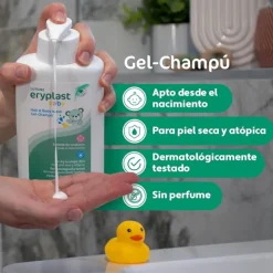 Lutsine Eryplast Baby Gel Banho e Champô Pele Sensível e Atópica Bebés 500ml