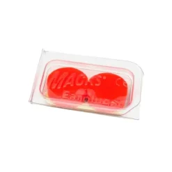 Mack's Tampão Infantil Silicone Laranja 1 Par