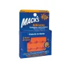 Mack's Tampão Infantil Silicone Laranja 6 Pares