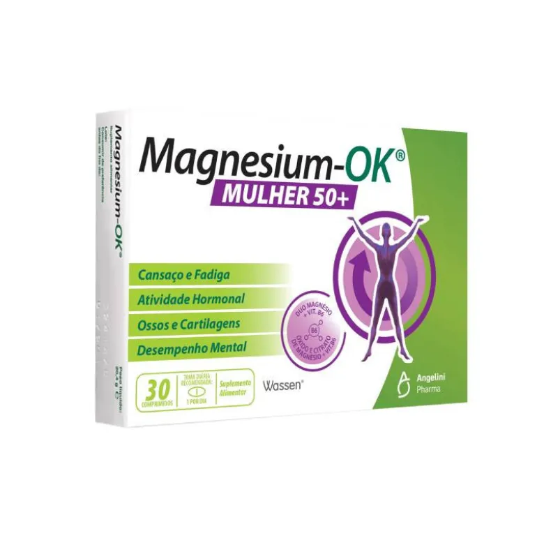 Magnesium-OK Mulher 50+ Comprimidos x30
